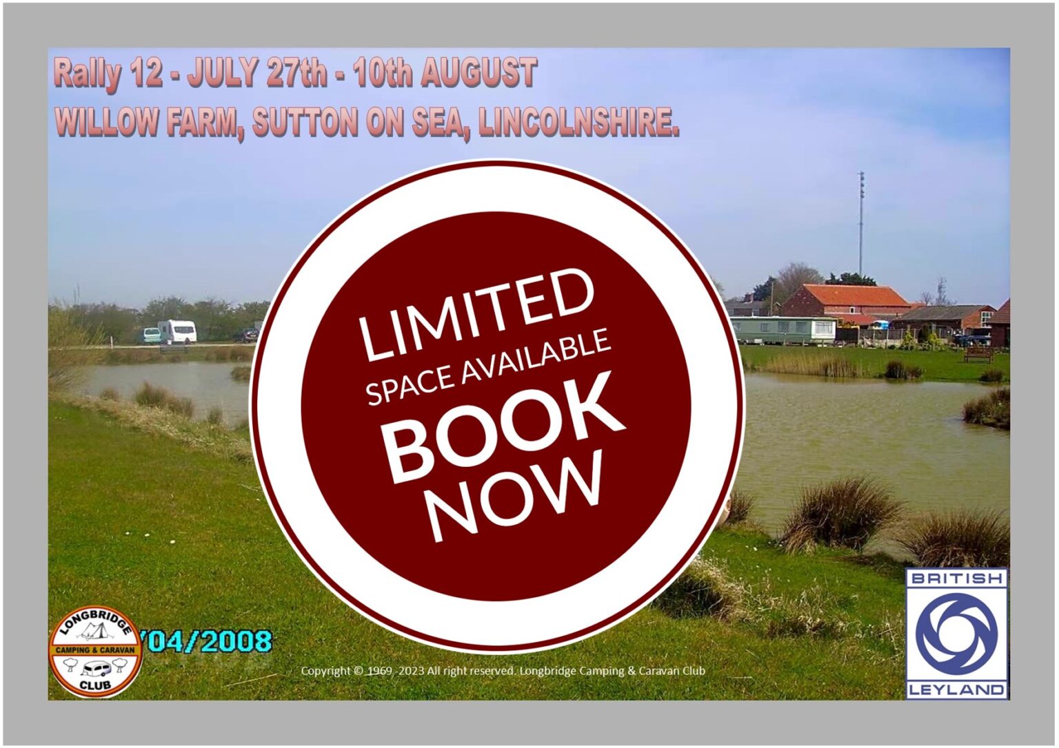 Rally Bookings Longbridge Camping & Caravan Club